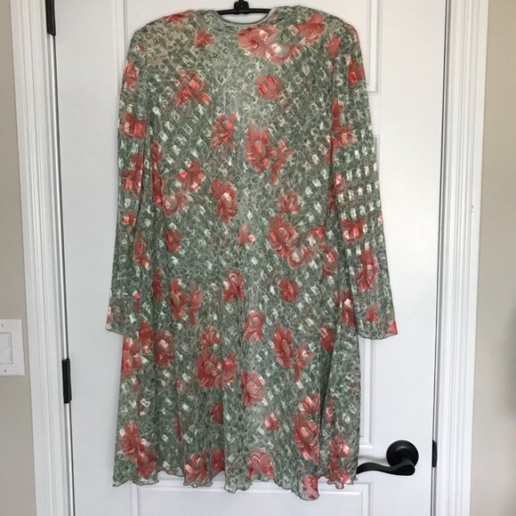 Vintage Julian Wilder Deadstock Sheer Cardigan Women's 8 Lord & Taylor USA NEW - Picture 3 of 13